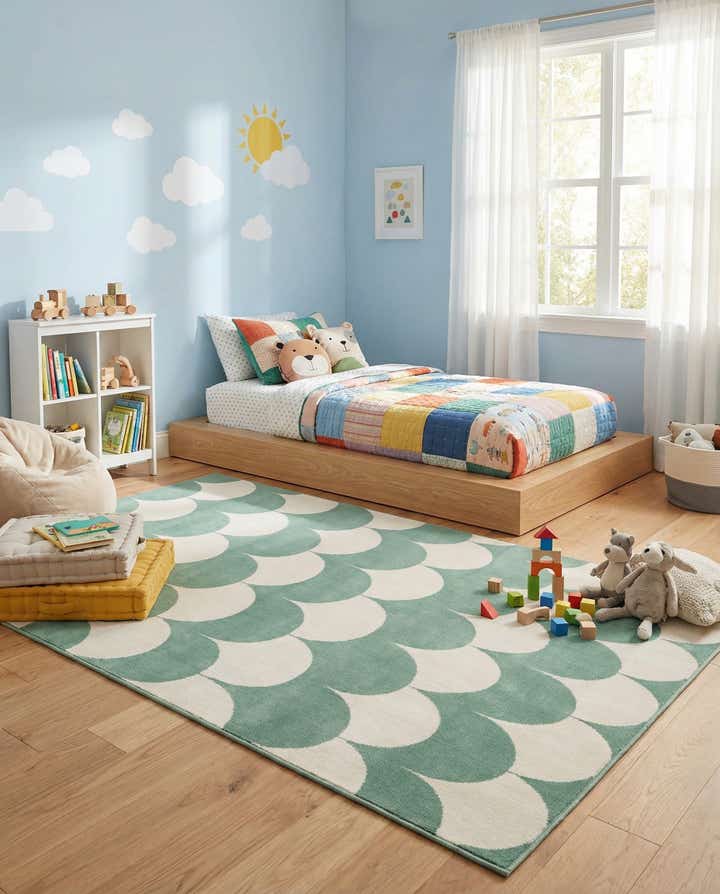 5' 3 x 8' Whimsy Kids Rug