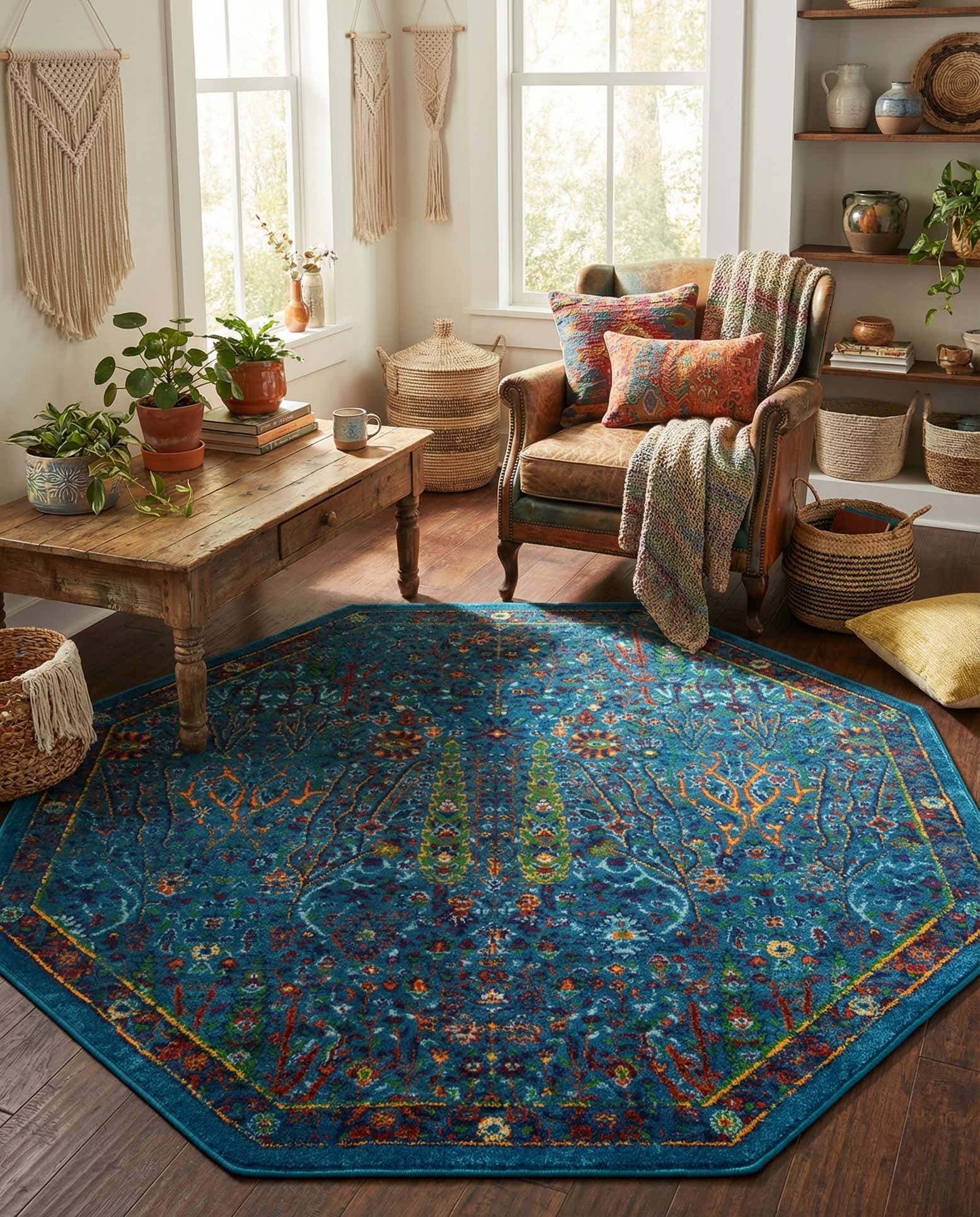 5' 3 x 5' 3 Calypso Octagon Rug