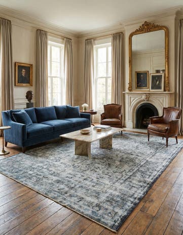 9' 11 x 13' 3 Vintage Royal Wool Rug