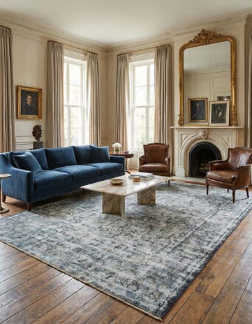 9' 11 x 13' 3 Vintage Royal Wool Rug