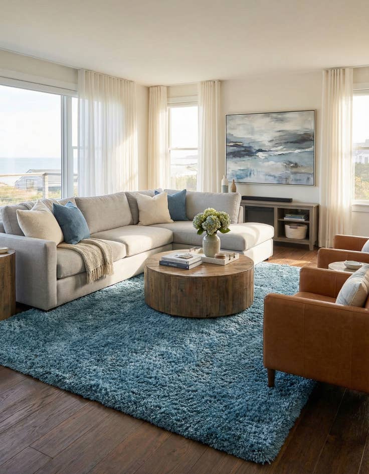 Detail image of  10' x 13' Infinity Shag Rug