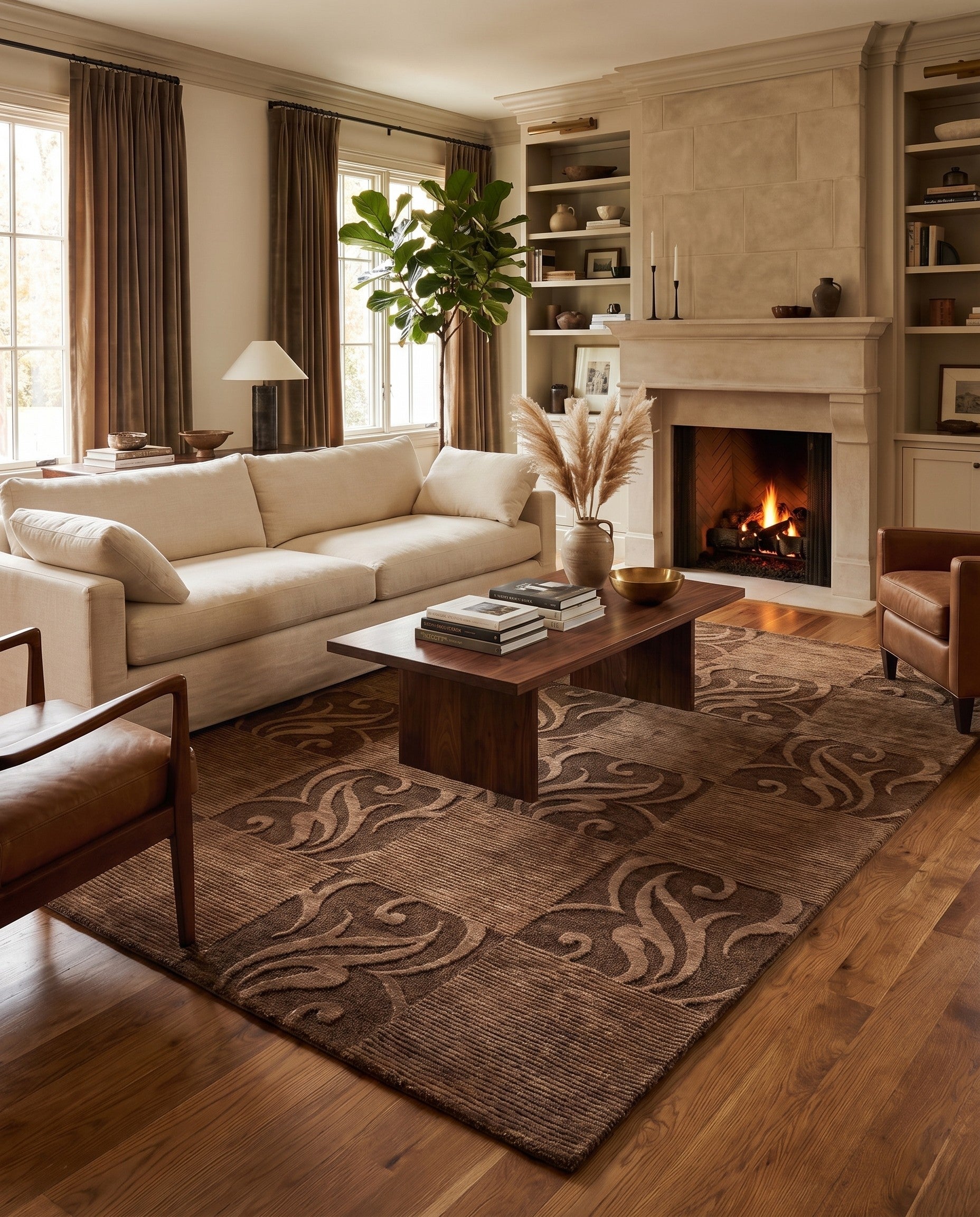 6' 8 x 9' 11 Hand Knotted Darya Wool Rug