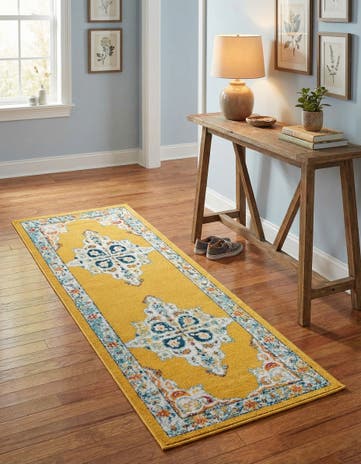 Yellow Parker Runner Rug