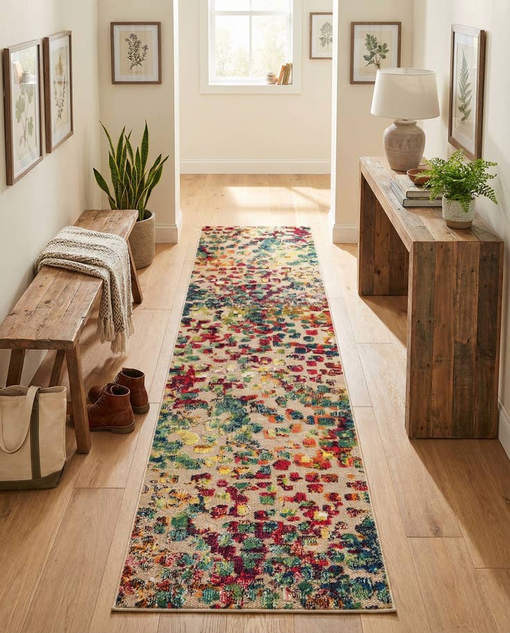 Detail image of 2' 7 x 10' Easy-Clean Casablanca Indoor / Outdoor Runner Rug