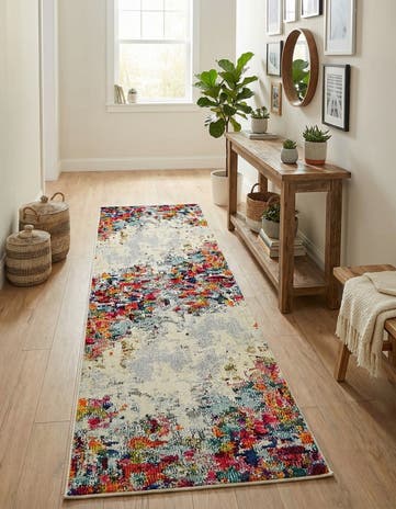 2' 2 x 6' 9 Washable Theia Runner Rug