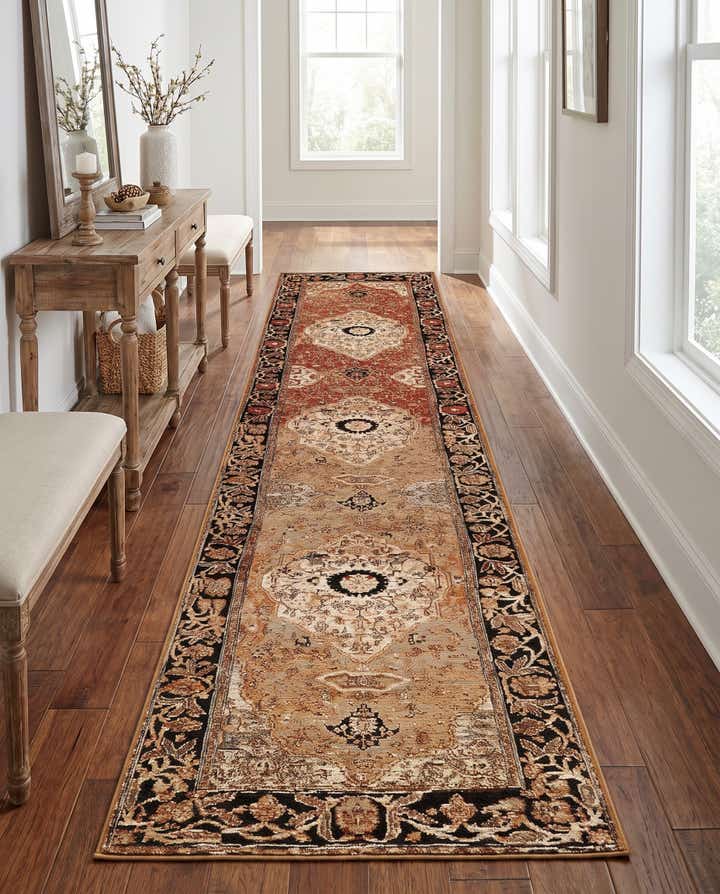 80cm x 365cm Leicht zu reinigen Traditional Innen- / Außenbereich Läufer Teppich