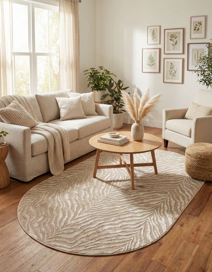 Detail image of 5' 3 x 8' Finsbury Oval Rug