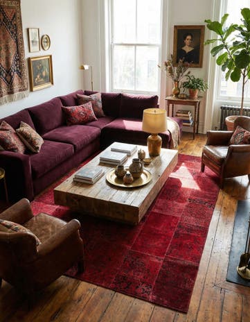 10' x 13' 1 Hand Knotted Ultra Vintage Persian Wool Rug