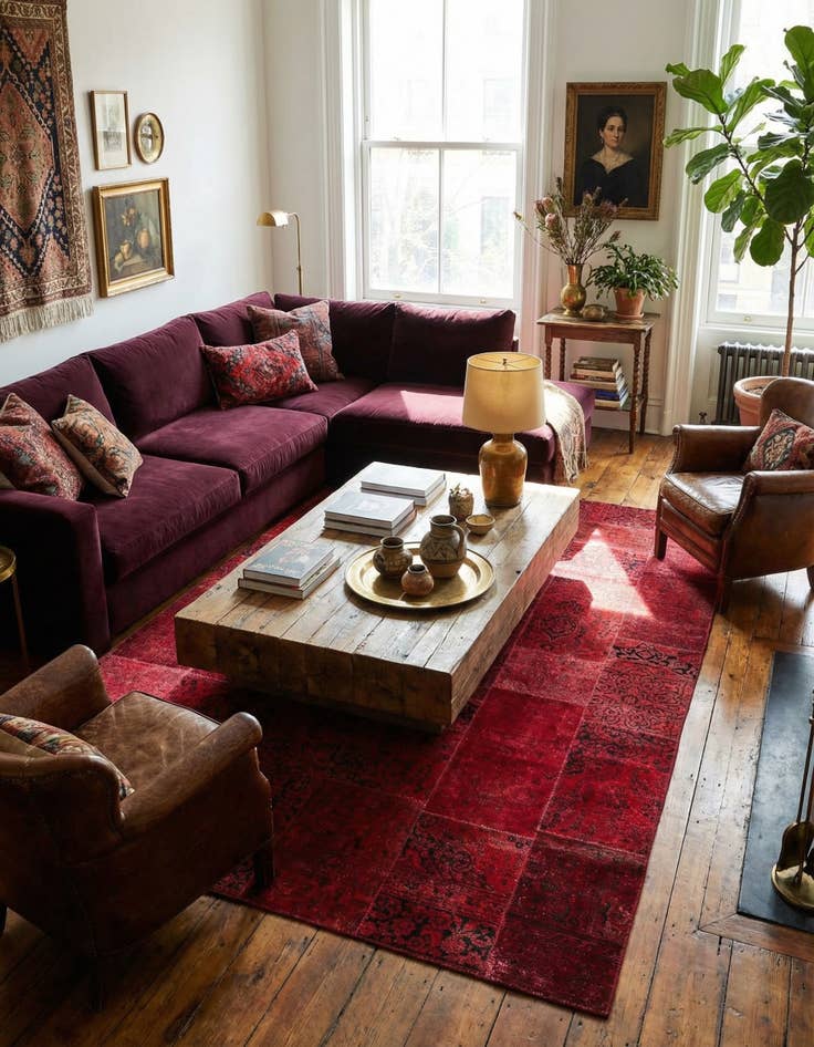 Detail image of 10' x 13' 1  Hand Knotted Ultra Vintage Persian Wool Rug