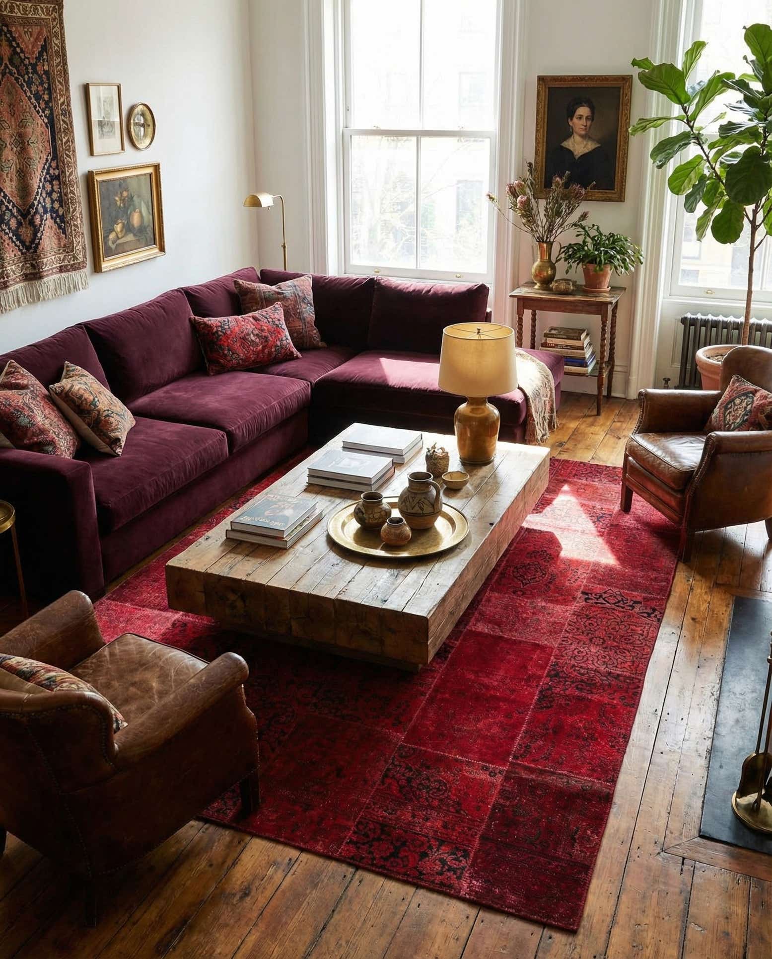 10' x 13' 1 Hand Knotted Ultra Vintage Persian Wool Rug