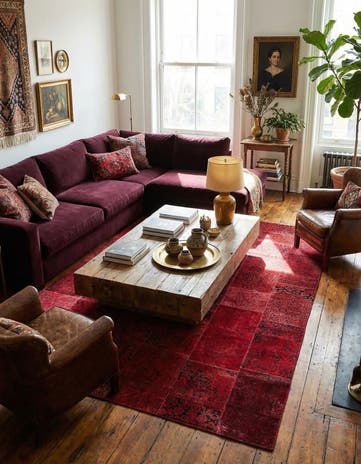 10' x 13' 1 Hand Knotted Ultra Vintage Persian Wool Rug