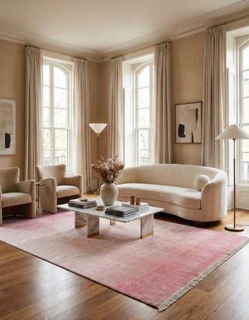 6' 9 x 9' 10 Hand Knotted Darya Wool Rug