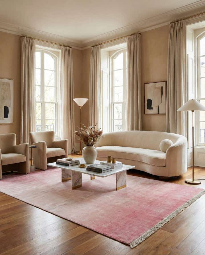 6' 9 x 9' 10 Hand Knotted Darya Wool Rug