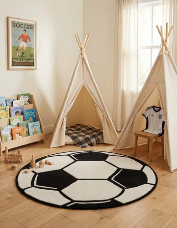 5' 1 x 5' 1 Playtime Kids Wool Freeform Rug