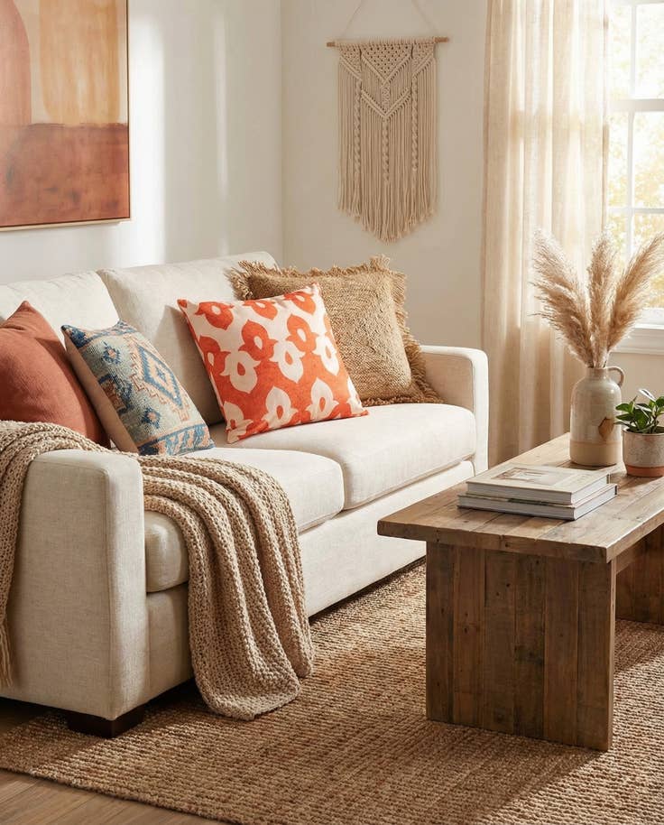 Detail image of 18" x 18" Ikat Pillow Cover