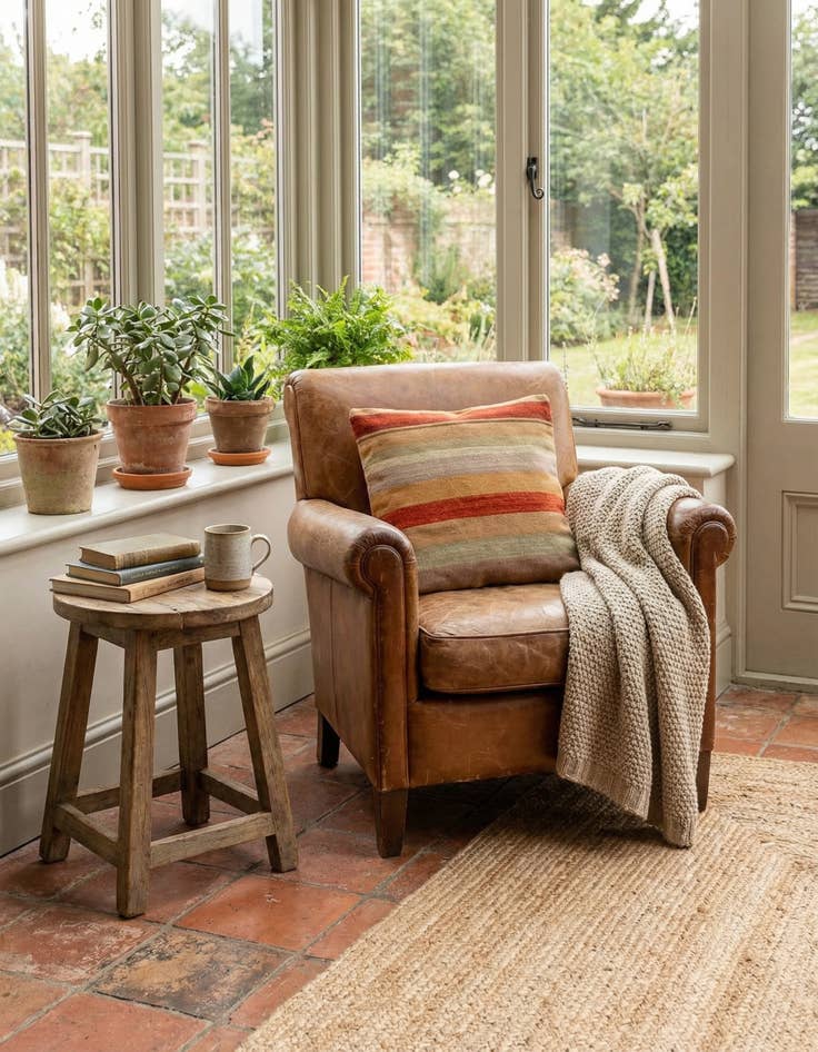 Detail image of 2' 5 x 2' 5  Hand Woven Pillow Wool Square Rug