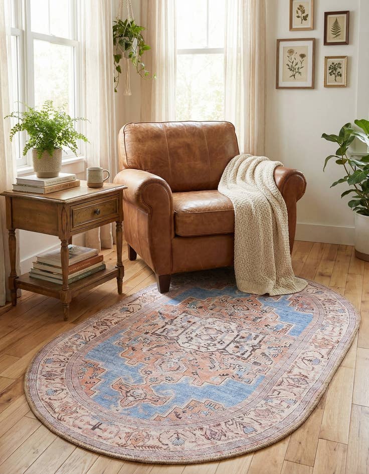 Detail image of 2' x 3' Timeless Oval Rug