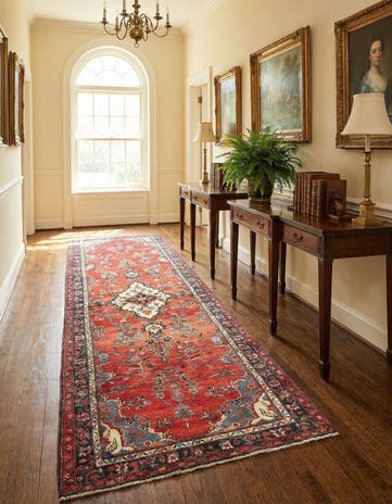 3' 5 x 10' 6 Hamedan Runner Rug