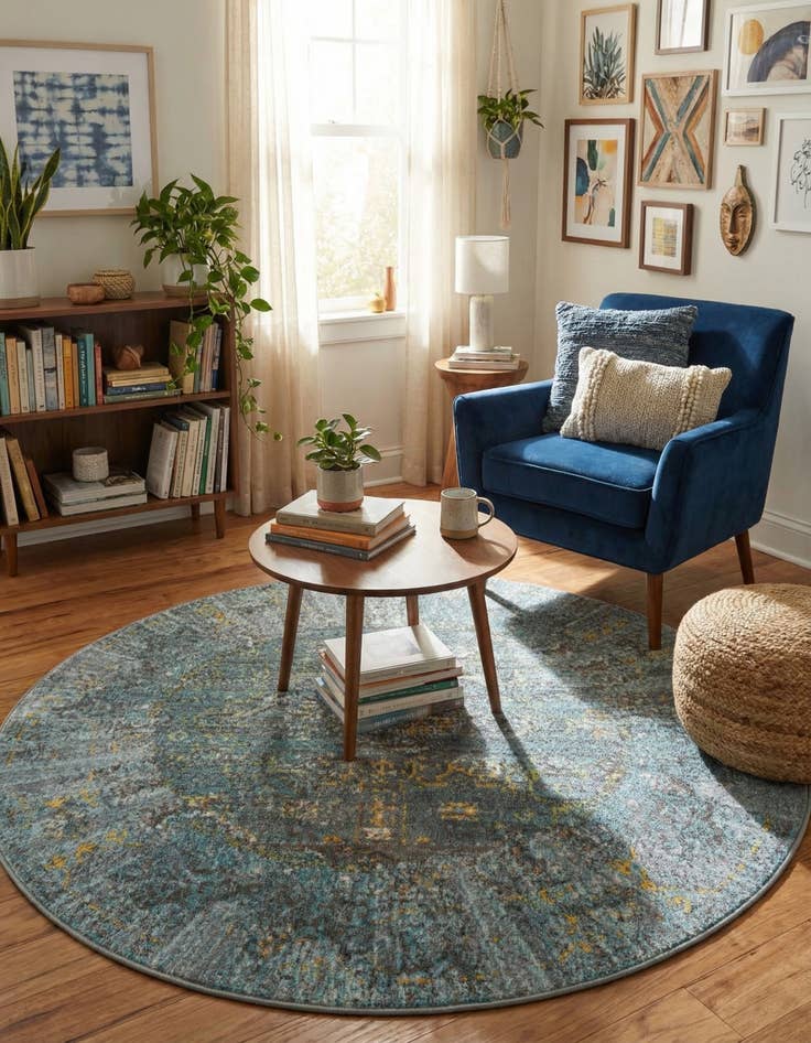 Detail image of 4' x 4' Havana Round Rug