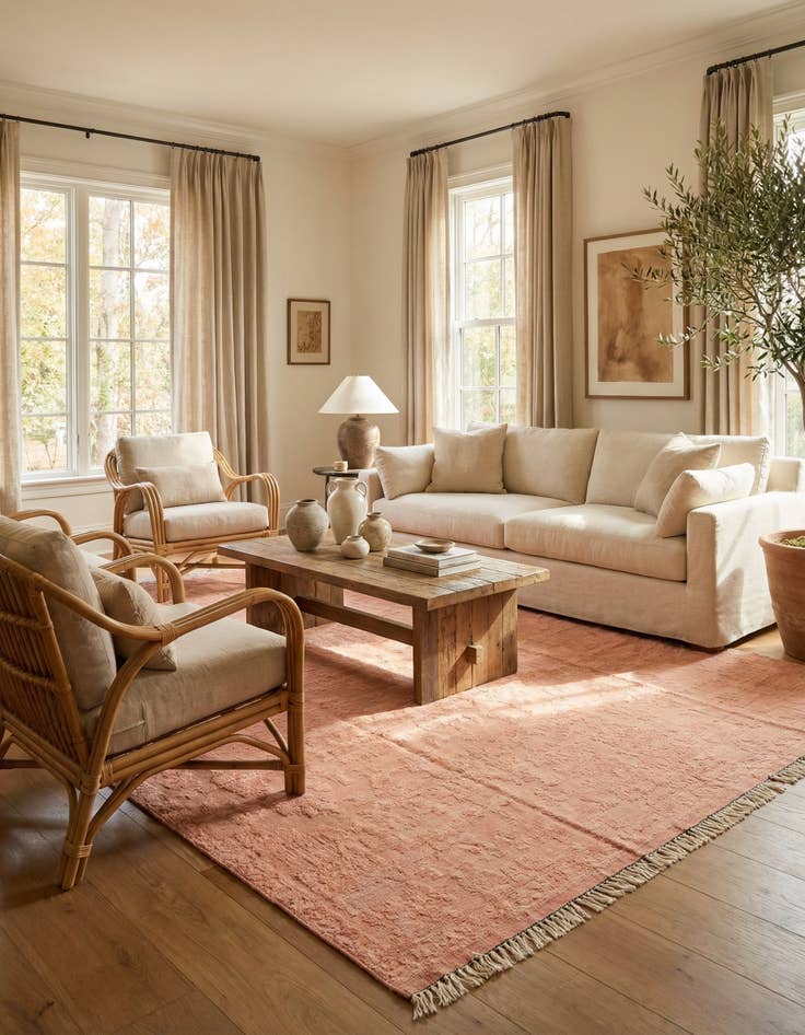 Detail image of 8' 10 x 12' 6  Hand Knotted Darya Wool Rug