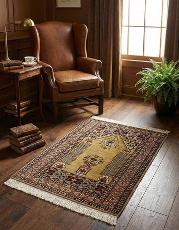 2' 8 x 4' 1 Hand Knotted Bokhara Oriental Wool Rug