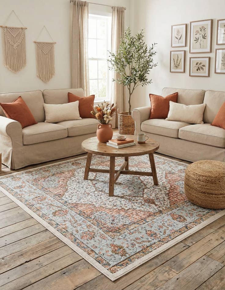 Detail image of  6' x 6' Nyla Square Rug