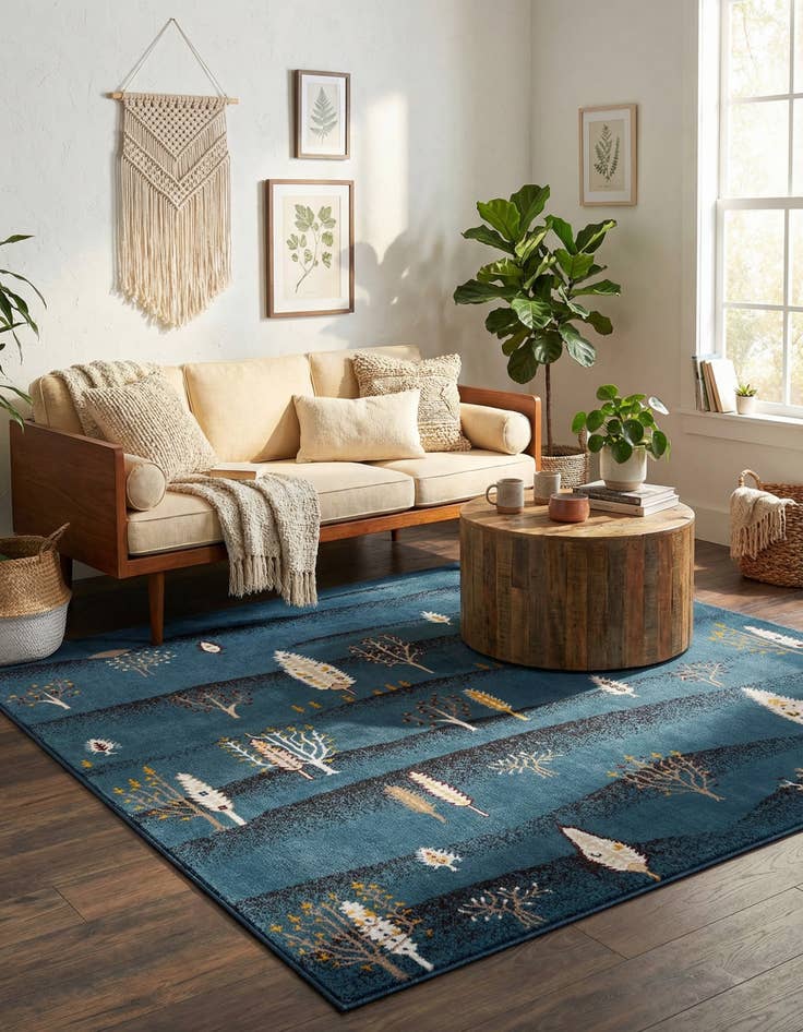 Detail image of  7' 10 x 7' 10 Laguna Square Rug