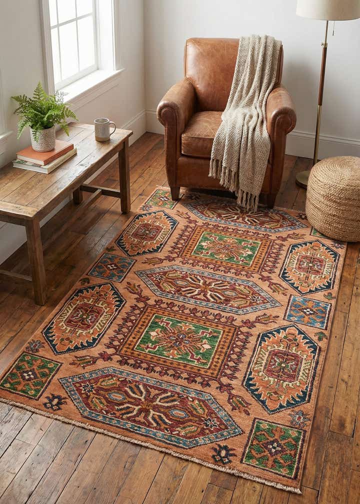 3' x 4' Hand Knotted Kazak Oriental Rug