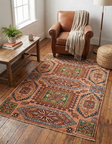 3' x 4' Hand Knotted Kazak Oriental Rug
