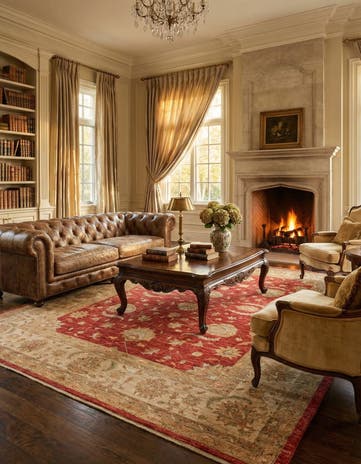 8' 4 x 11' 2 Hand Knotted Peshawar Ziegler Rug