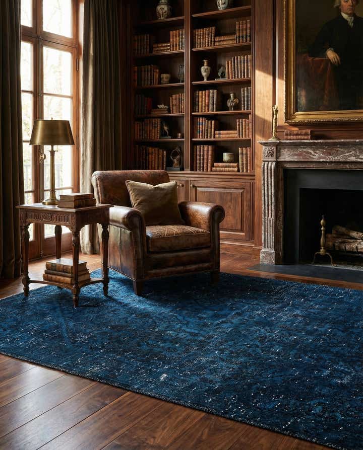 5' 10 x 8' Hand Knotted Ultra Vintage Persian Wool Rug