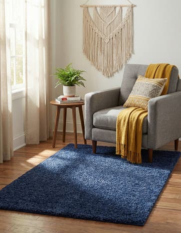 3' 3 x 5' 3 Solid Frieze Rug