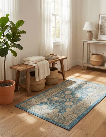 Light Blue Viola Rug