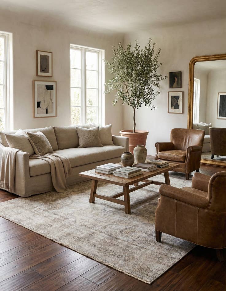 Detail image of  6' 8 x 10' 2  Hand Knotted Ultra Vintage Persian Wool Rug