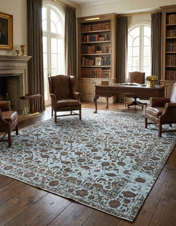 8' 10 x 12' 1 Vintage Royal Wool Rug