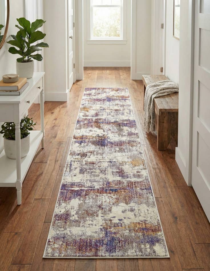 Detail image of 2' 6 x 12' Deepa Runner Rug