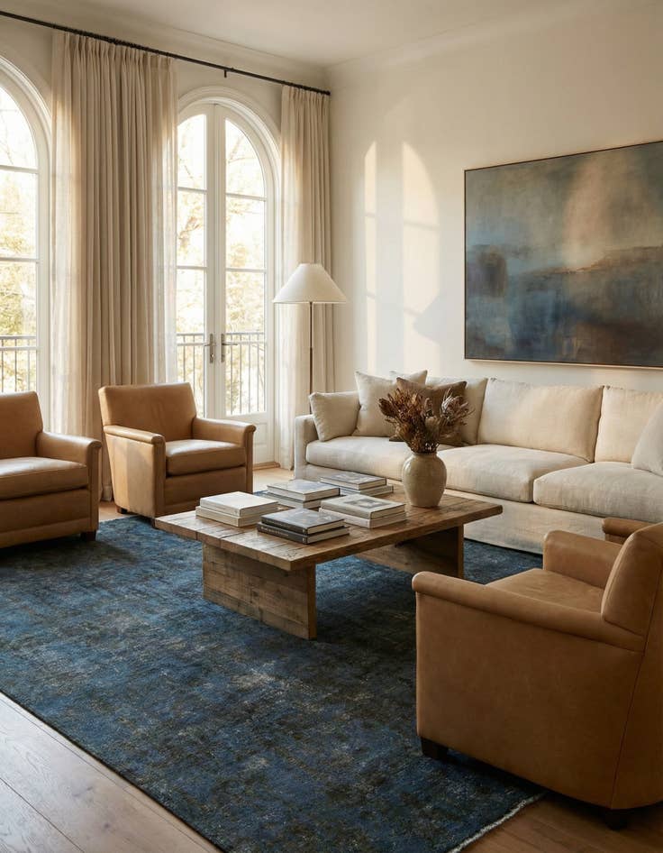 Detail image of 8' 10 x 12' 1  Hand Knotted Ultra Vintage Persian Wool Rug