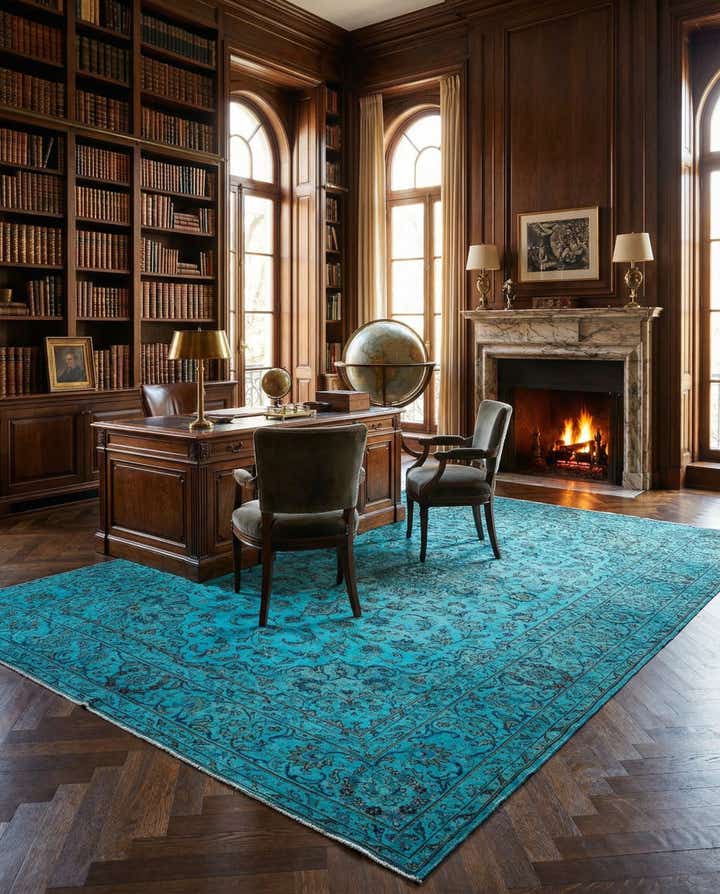 6' 6 x 9' 7 Vintage Royal Rug