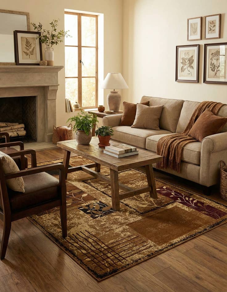 Detail image of 5' 3 x 8' Cafe Rug