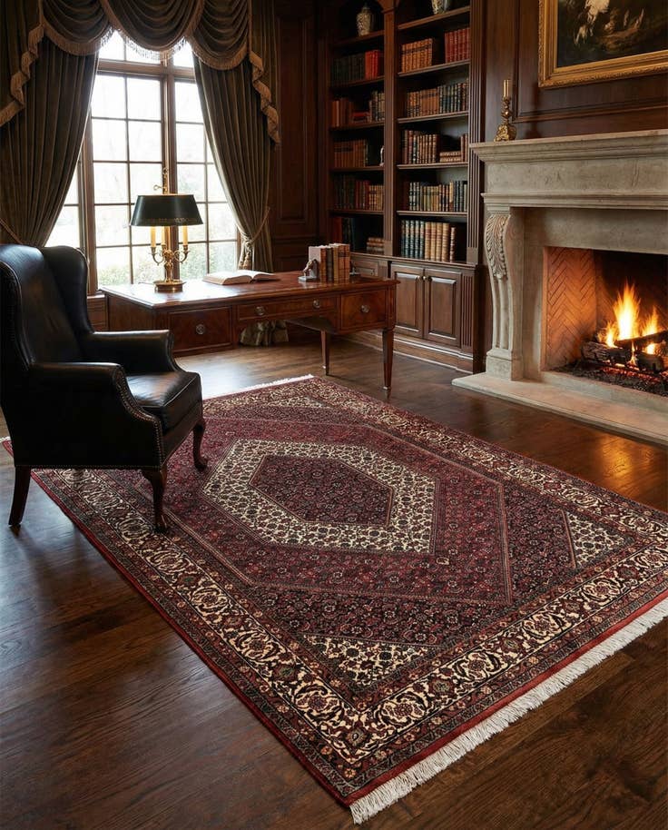 Detail image of 4' 5 x 7' 5 Bidjar Wool Rug