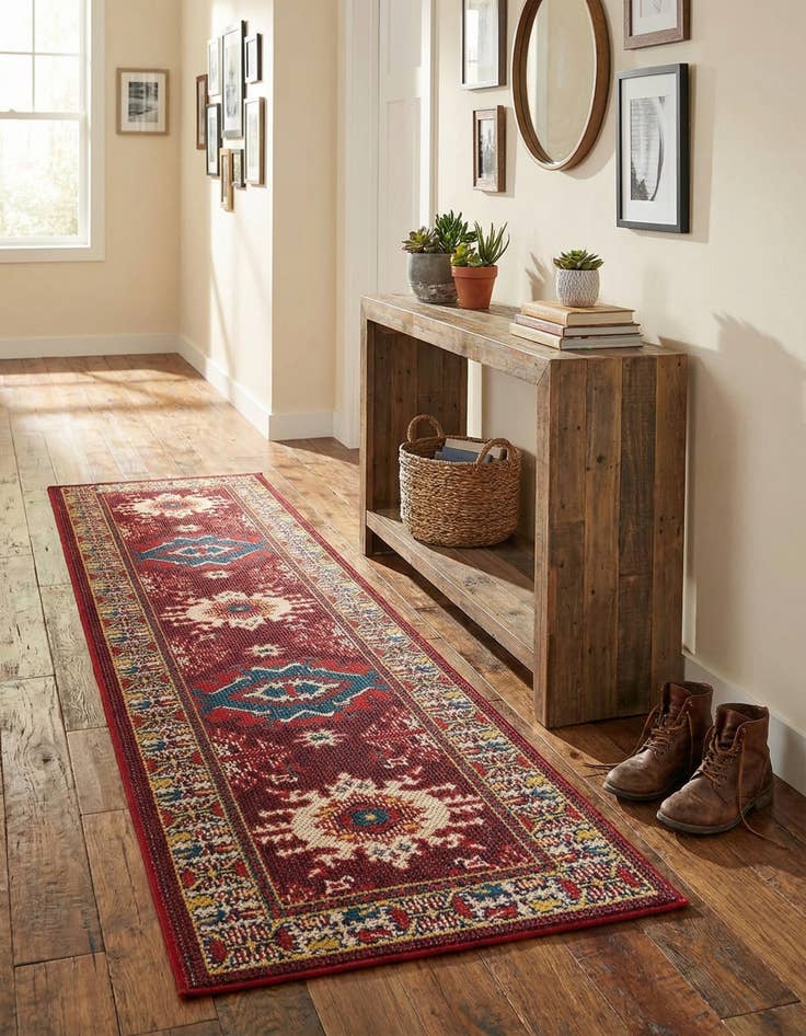 Detail image of 2' x 8'  Washable Baja Indoor / Outdoor Runner Rug