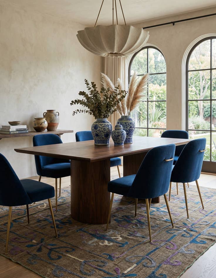 Detail image of 5' 8 x 6' 9  Hand Woven Kilim Suzani Wool Square Rug