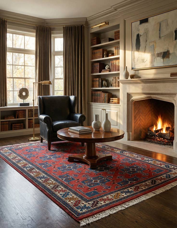 Detail image of  4' 6 x 7' 3 Dobag Rug