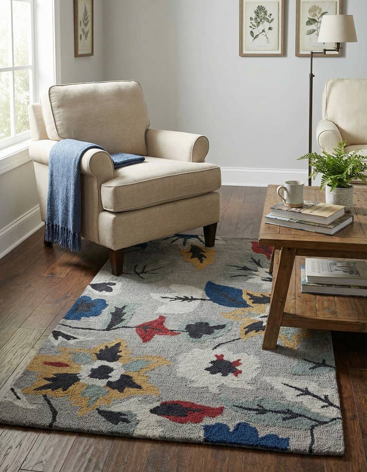 Detail image of 3' x 5' Agra Rug