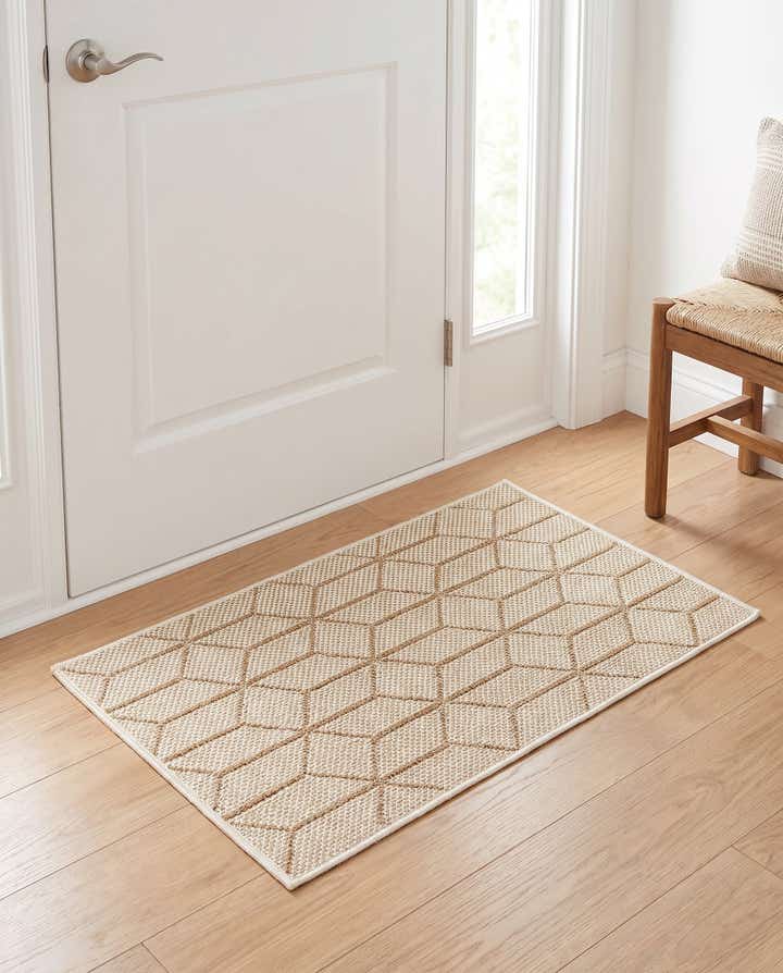 2' x 3' 1 Easy-Clean Trellis Indoor / Outdoor Rug