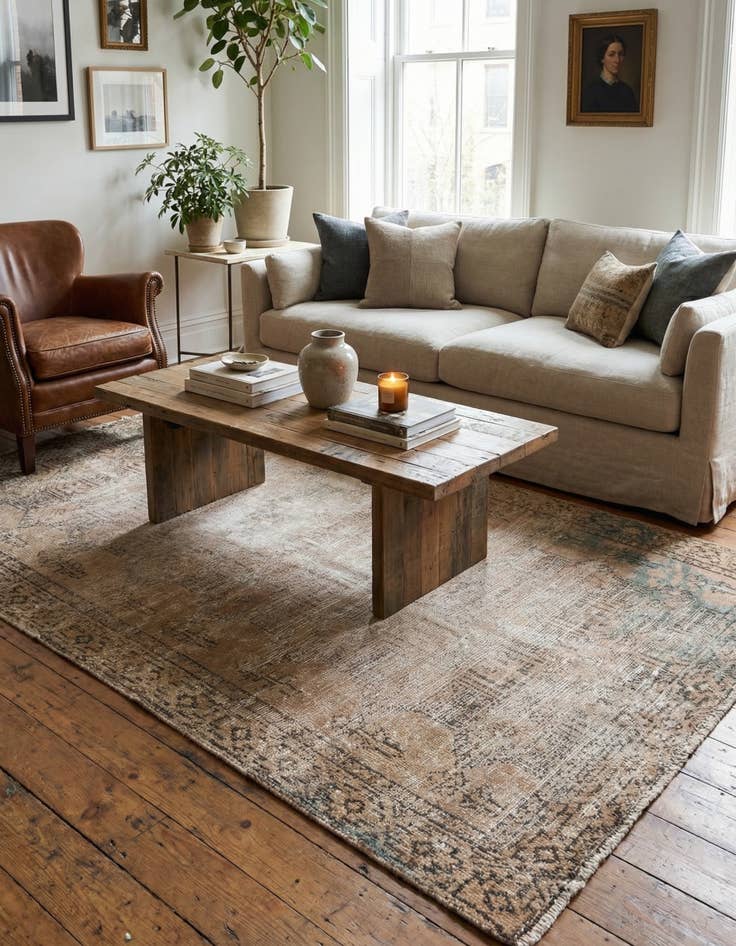 Detail image of 3' 1 x 6' 7  Hand Knotted Ultra Vintage Persian Wool Runner Rug