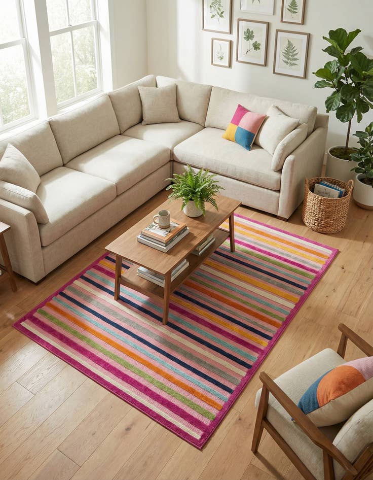 Detail image of 5' 3 x 8'  Washable Aruba Indoor / Outdoor Rug