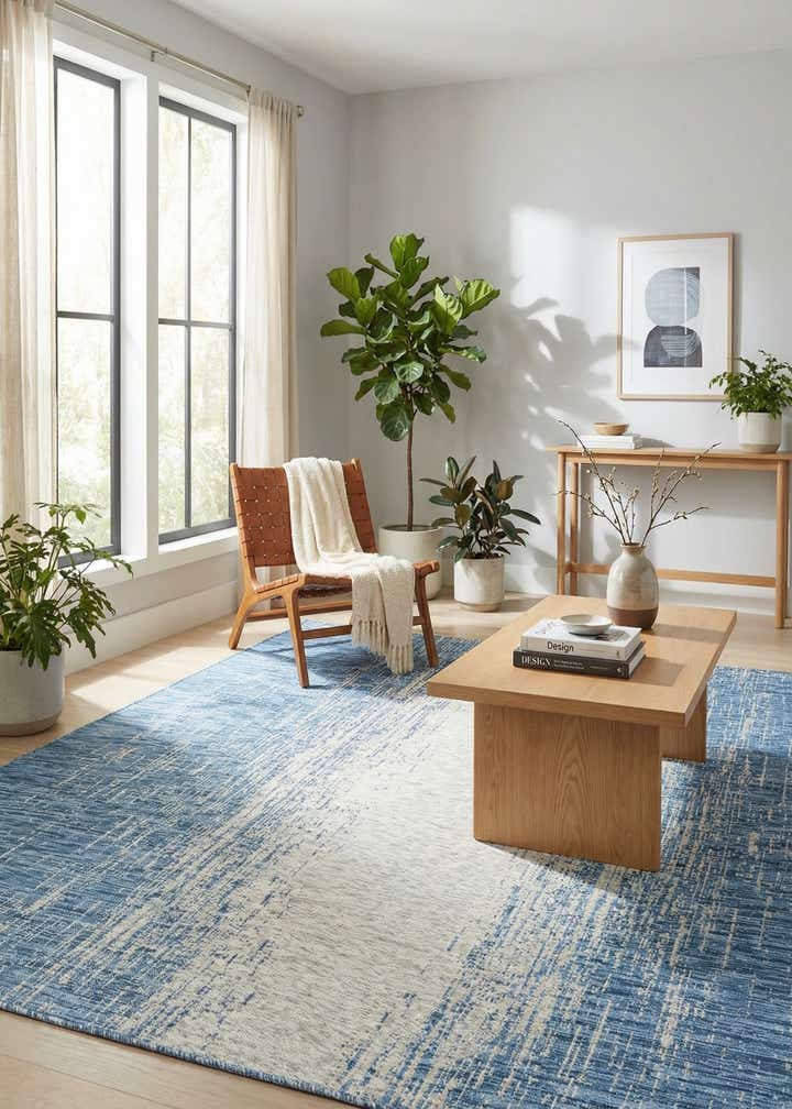 7' x 10' Easy-Clean Modern Indoor / Outdoor Rug