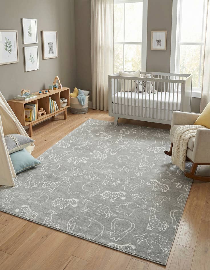 Detail image of  10' x 14' Whimsy Kids Rug