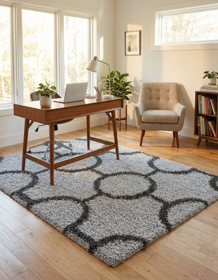 Detail image of 5' 4 x 7' 7 Soft Touch Shag Rug